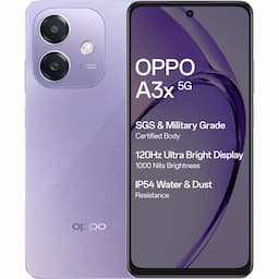 OPPO A3x  (Starry Purple, 4 GB + 64GB)