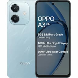 OPPO A3 5G (Ocean Blue, 6 GB + 128 GB)